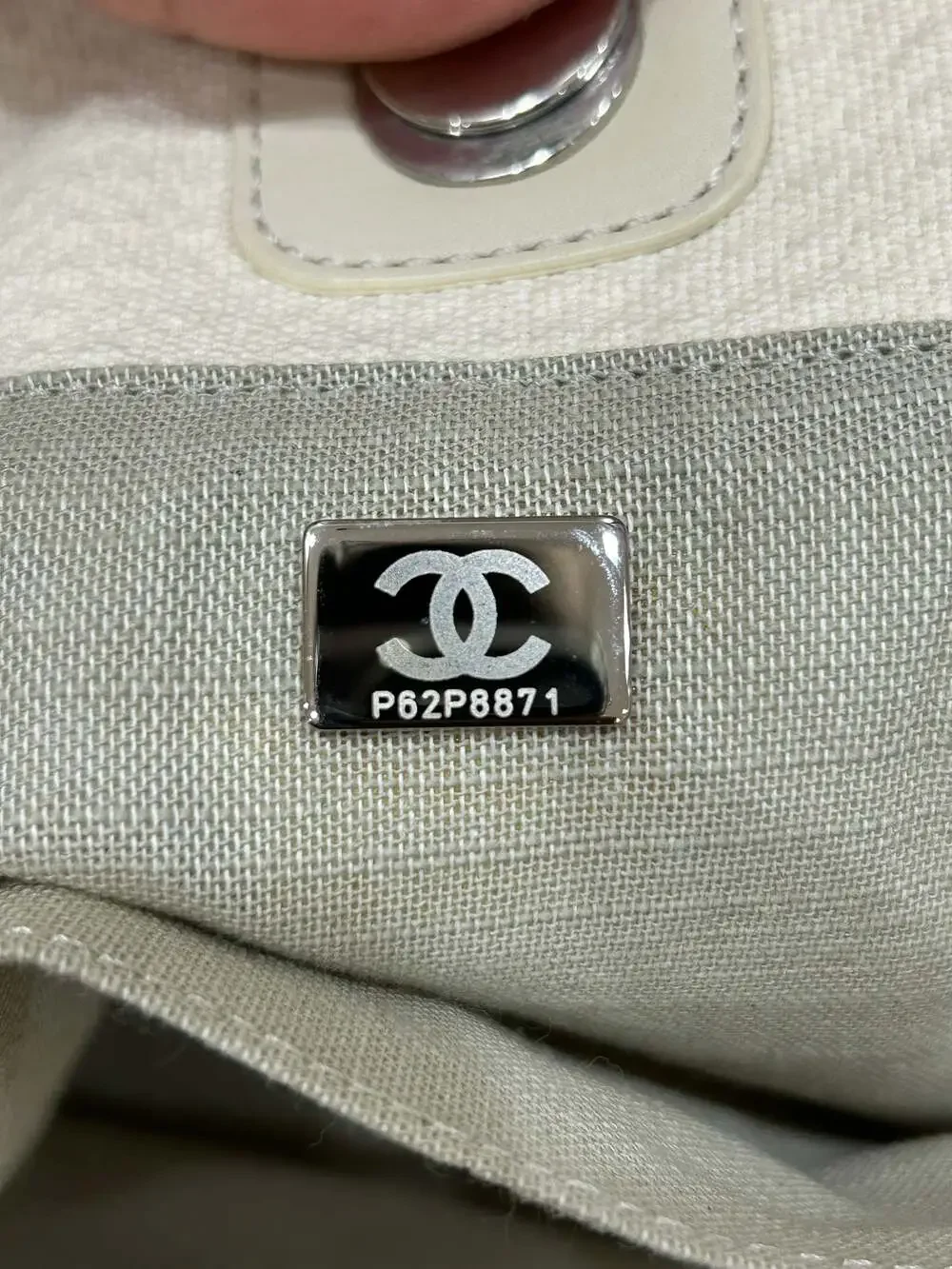 Chanel Deauville Nm Tote Mixed Fibers #323594C42B